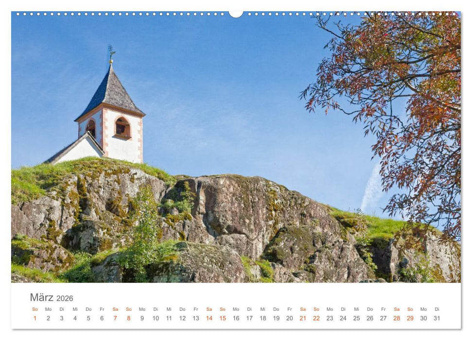 Goldener Herbst in Südtirol (CALVENDO Premium Wandkalender 2026)