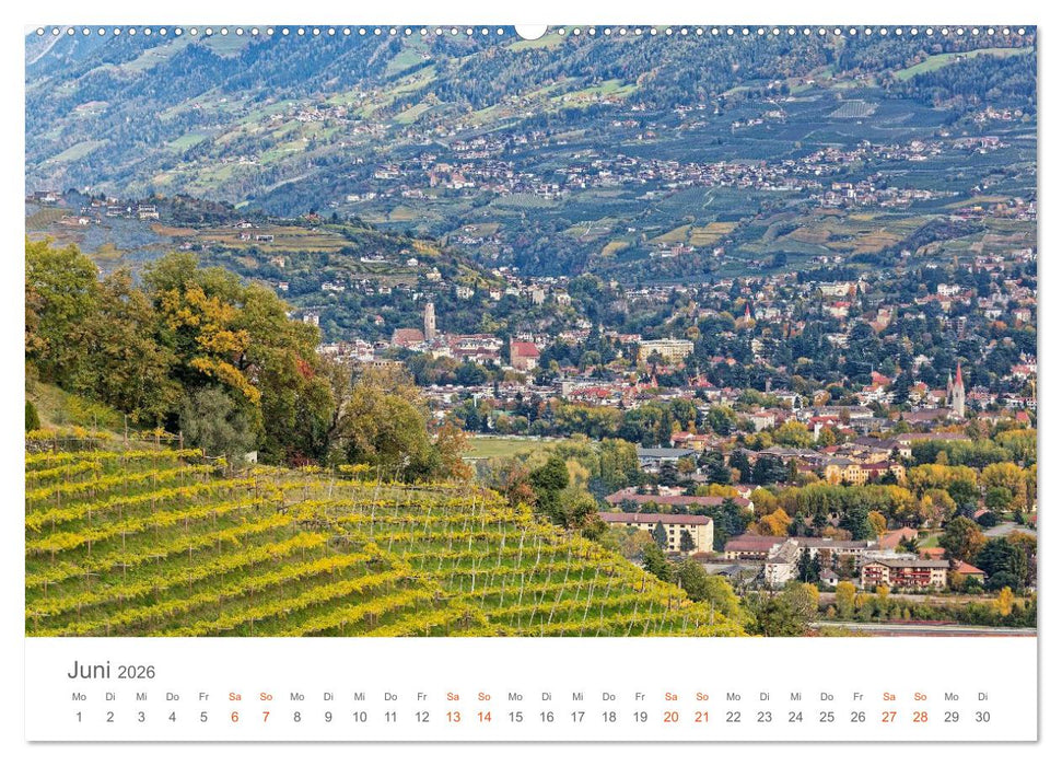 Goldener Herbst in Südtirol (CALVENDO Premium Wandkalender 2026)
