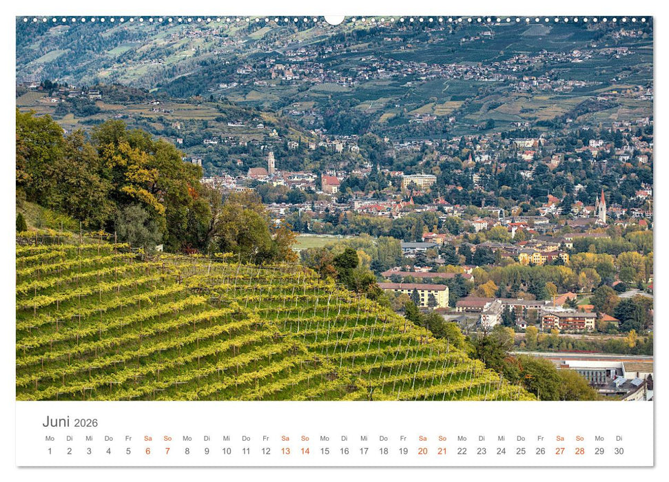 Goldener Herbst in Südtirol (CALVENDO Premium Wandkalender 2026)