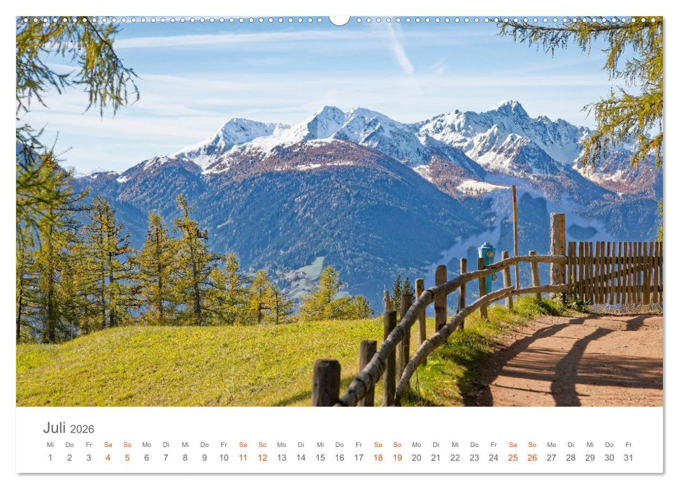 Goldener Herbst in Südtirol (CALVENDO Premium Wandkalender 2026)