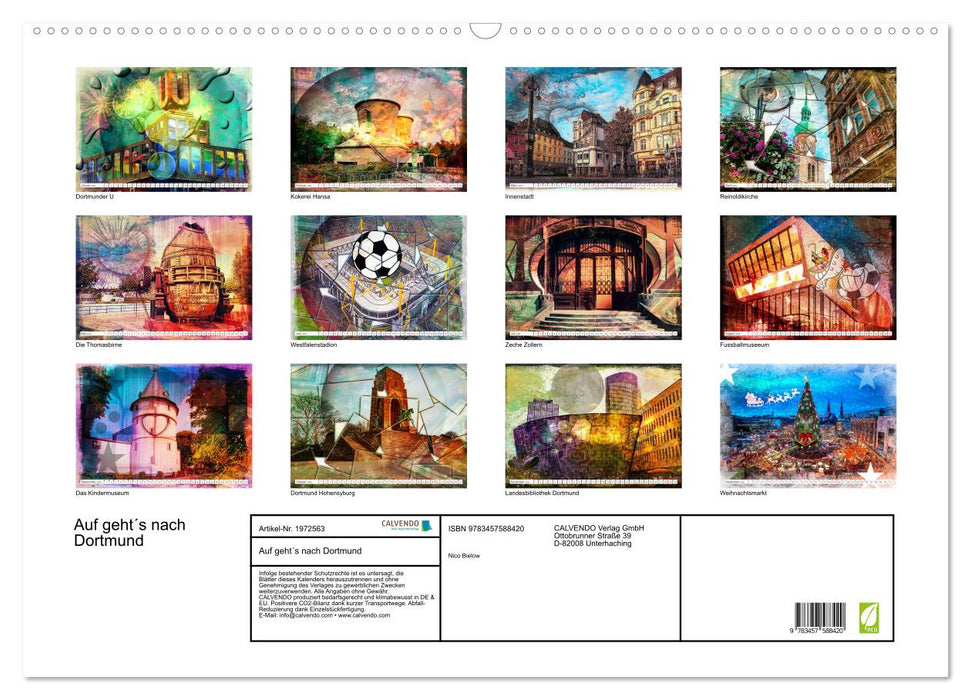 Auf geht´s nach Dortmund (CALVENDO Wandkalender 2026)