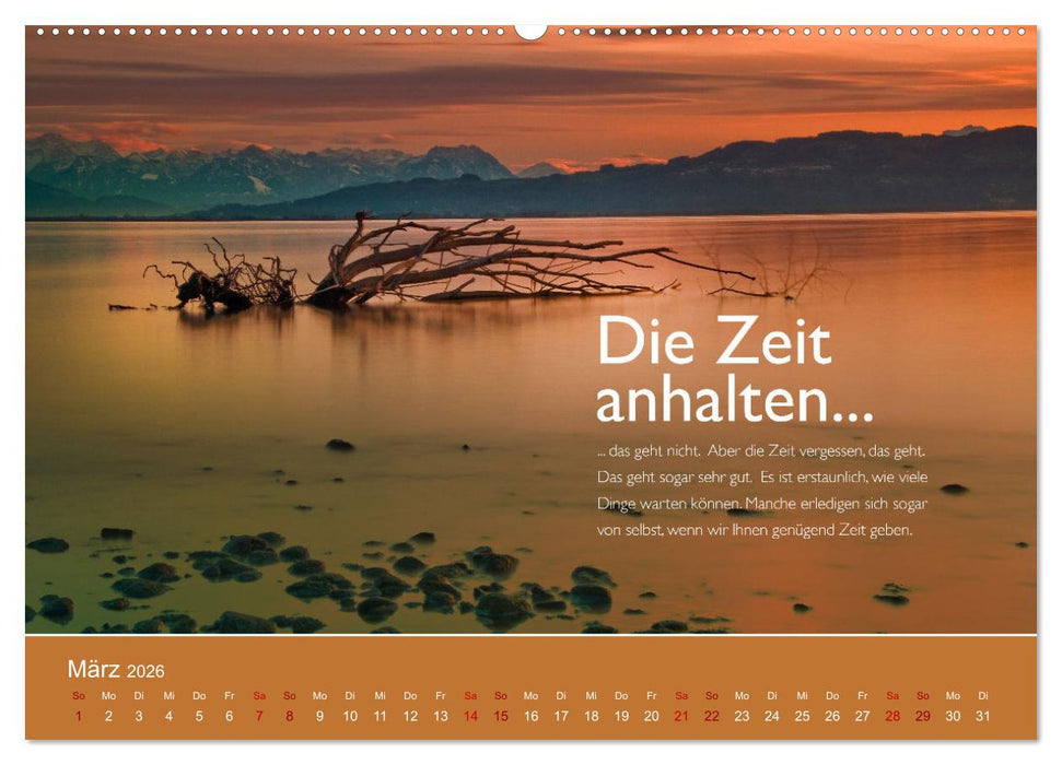 Pflück Dein Glück – Kleine Weisheiten für den Alltag (CALVENDO Premium Wandkalender 2026)