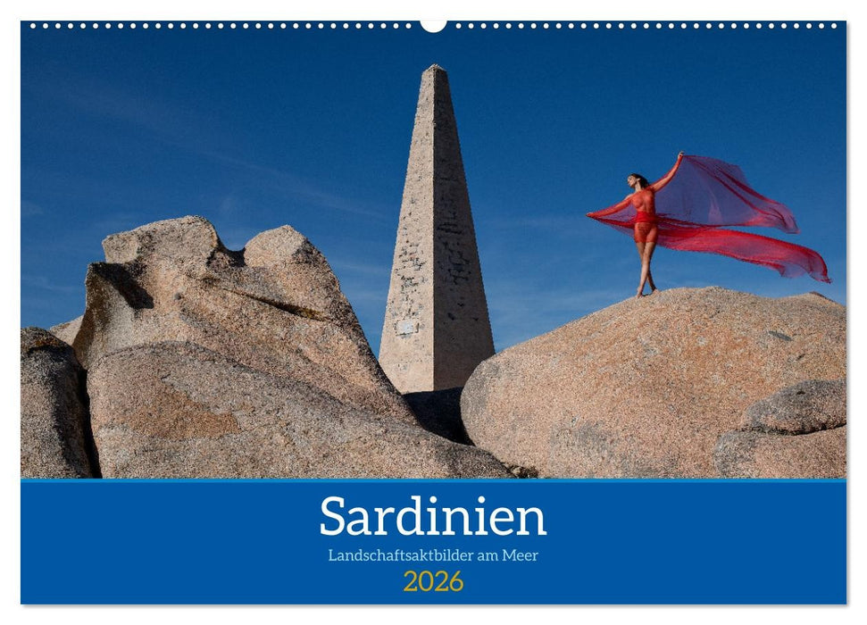 Sardinien - Landschaftsaktbilder am Meer (CALVENDO Wandkalender 2026)