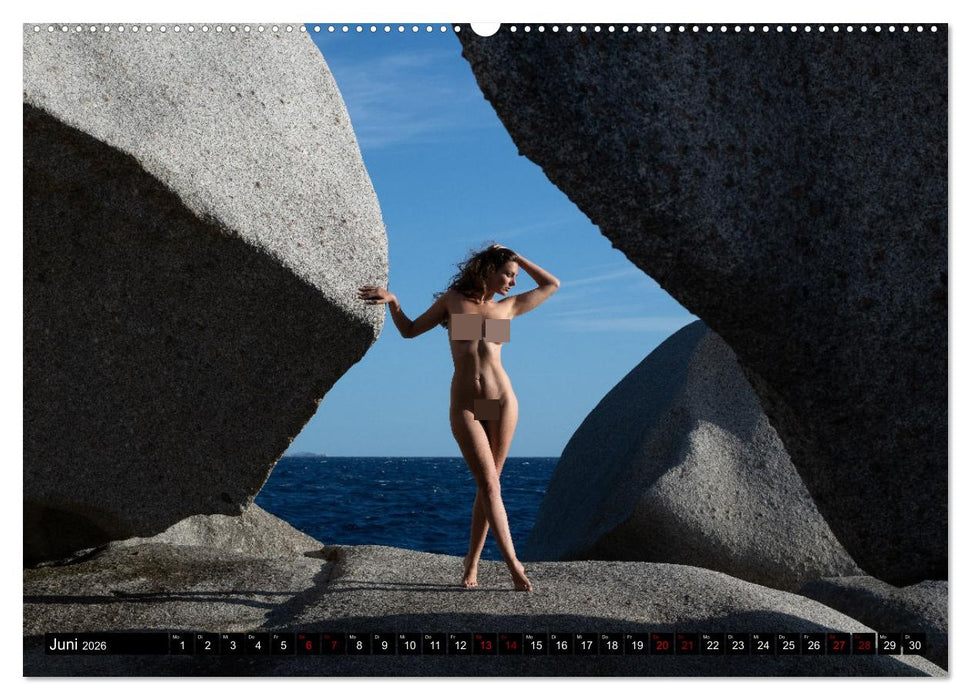 Sardinien - Landschaftsaktbilder am Meer (CALVENDO Wandkalender 2026)