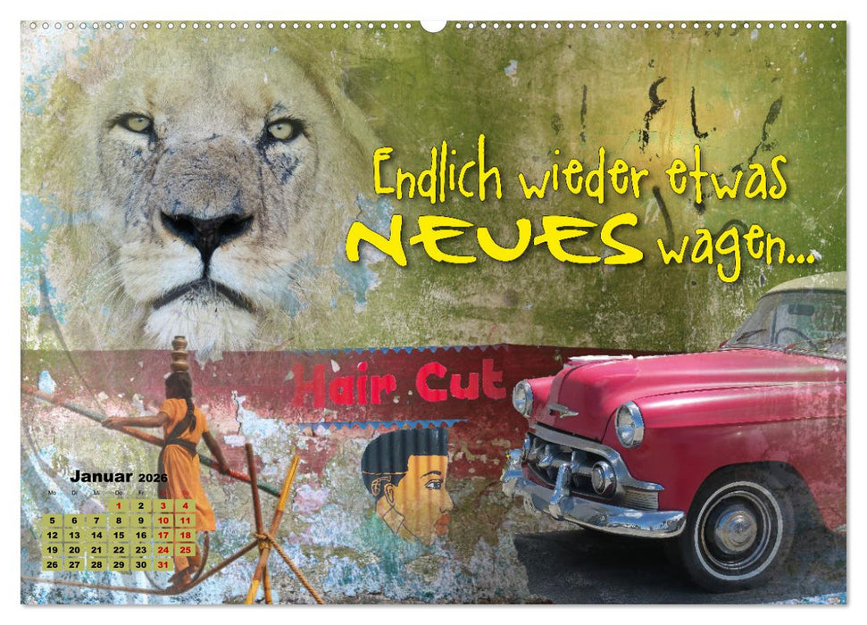 Es ist mal wieder Zeit für ein Abenteuer (CALVENDO Wandkalender 2026)