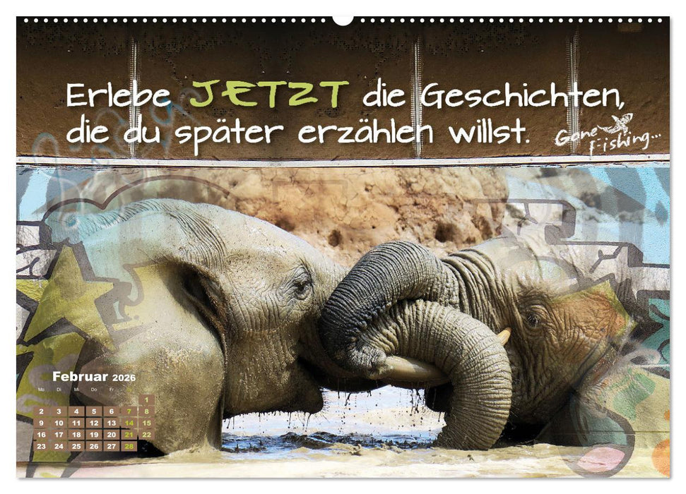 Es ist mal wieder Zeit für ein Abenteuer (CALVENDO Wandkalender 2026)