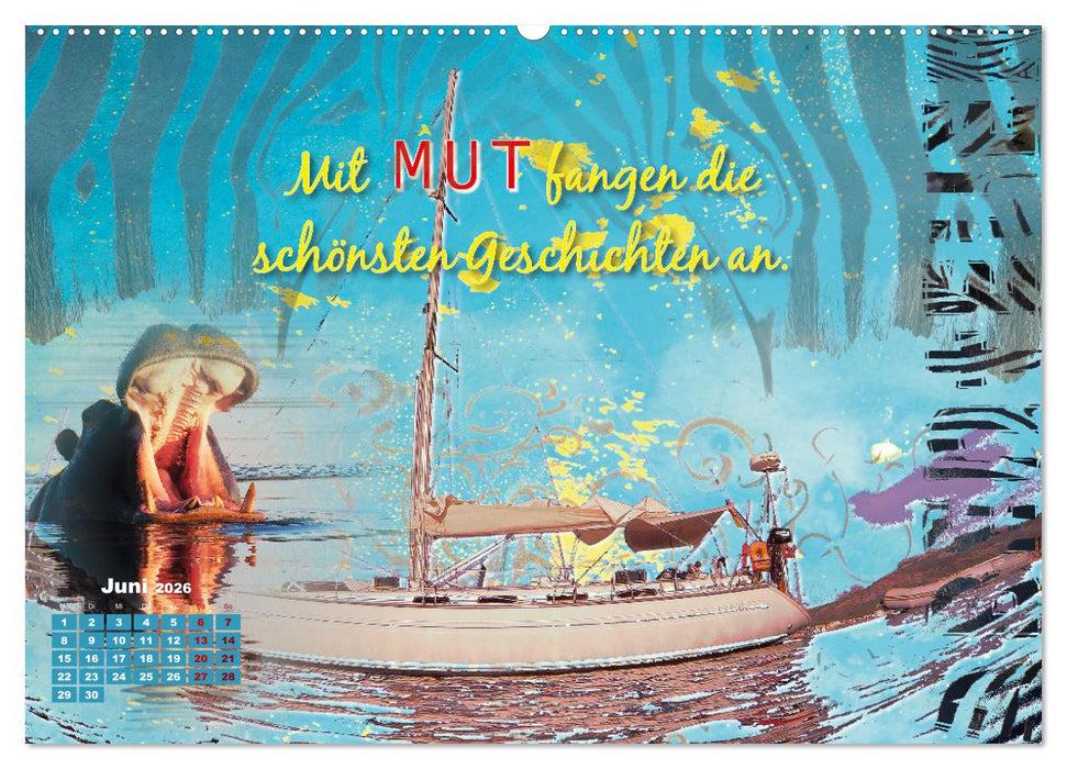 Es ist mal wieder Zeit für ein Abenteuer (CALVENDO Wandkalender 2026)