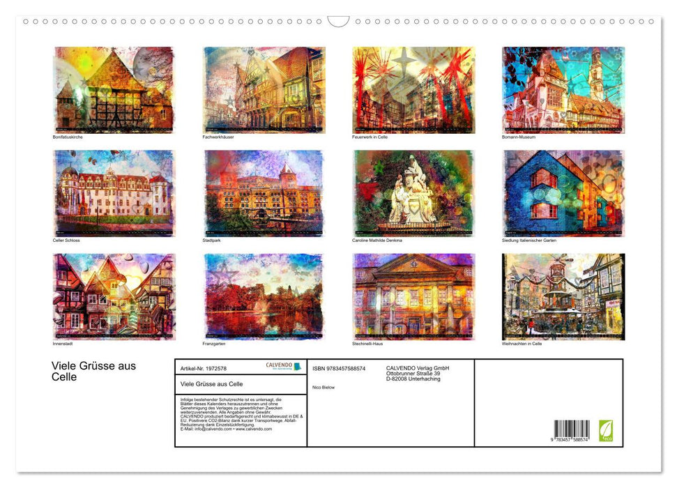 Viele Grüsse aus Celle (CALVENDO Wandkalender 2026)