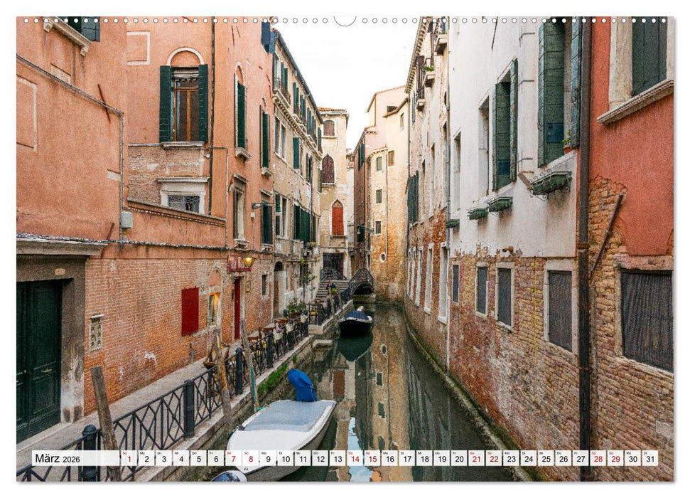Venedig. Lagunenstadt in Italien (CALVENDO Premium Wandkalender 2026)