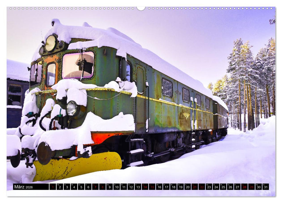 Lulea - Wintertraum in Schwedisch Lappland (CALVENDO Premium Wandkalender 2026)