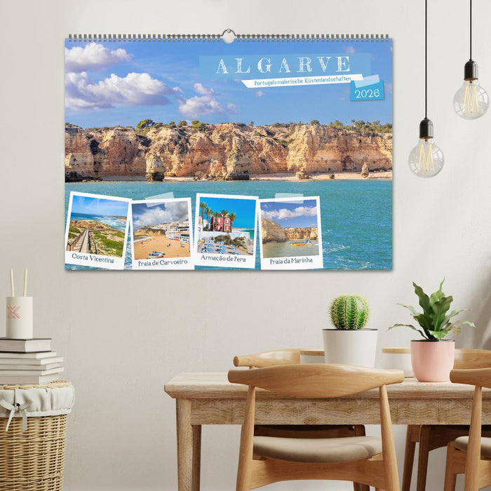 Algarve - Portugals malerische Küstenlandschaften (CALVENDO Wandkalender 2026)