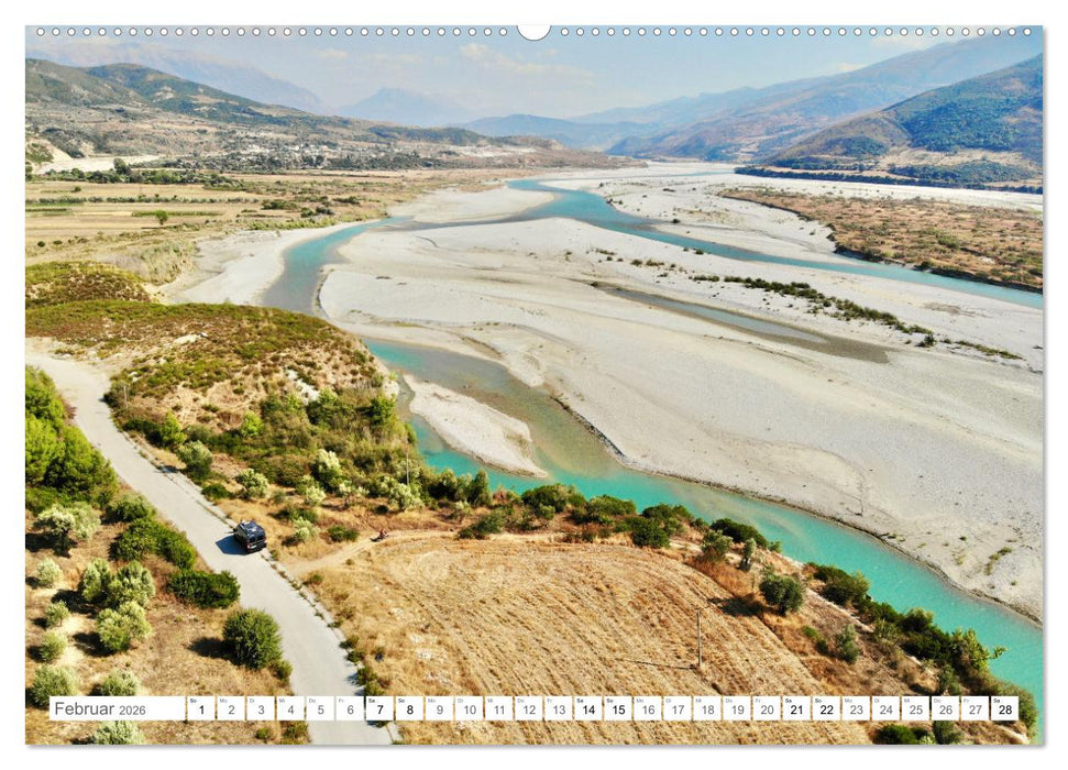 Mit dem Campervan über den Balkan (CALVENDO Wandkalender 2026)