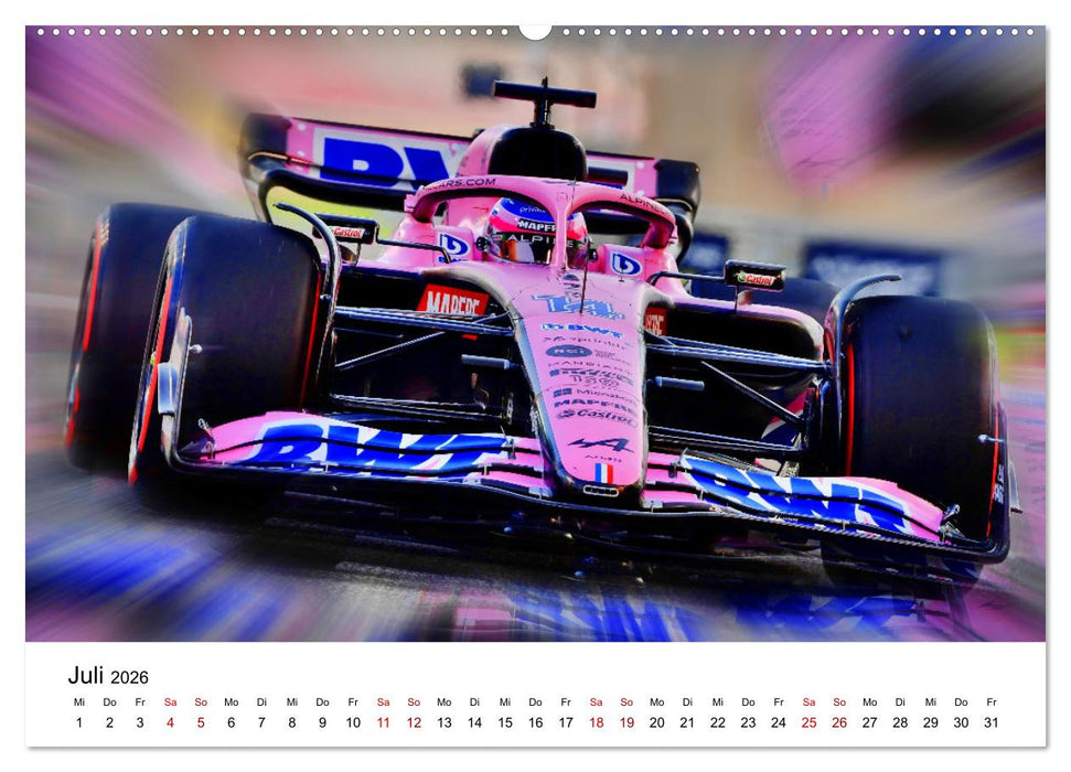 Adrenalin pur und Puls 200 (CALVENDO Premium Wandkalender 2026)