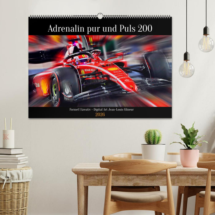 Adrenalin pur und Puls 200 (CALVENDO Wandkalender 2026)