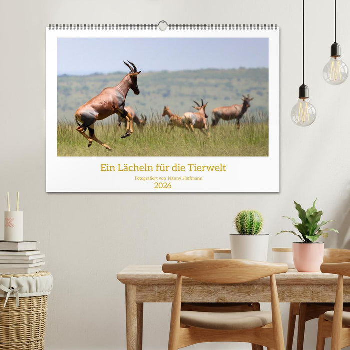 Ein Lächeln für die Tierwelt (CALVENDO Wandkalender 2026)