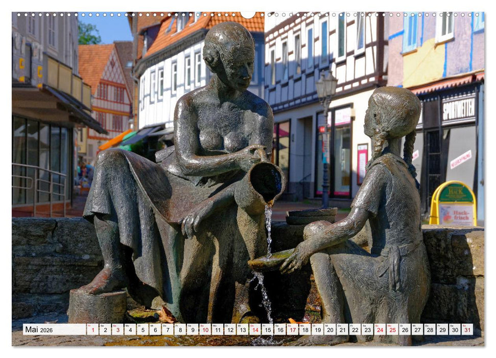 Hofgeismar - Dornröschenstadt und Fachwerkhäuser (CALVENDO Wandkalender 2026)