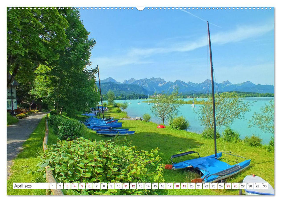 Wanderlust im Schwangau - Impressionen einer grandiosen bayerischen Landschaft (CALVENDO Premium Wandkalender 2026)