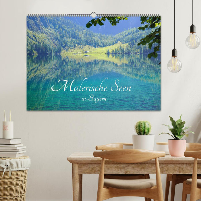 Malerische Seen in Bayern (CALVENDO Wandkalender 2026)