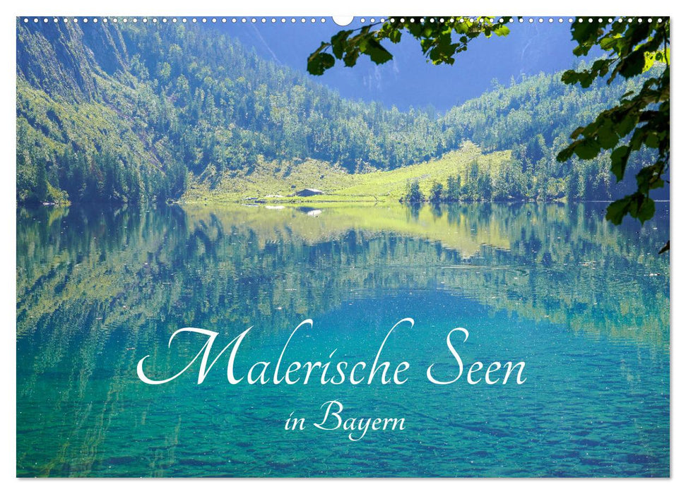 Malerische Seen in Bayern (CALVENDO Wandkalender 2026)