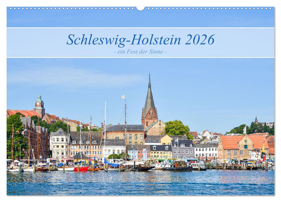Schleswig-Holstein, ein Fest der Sinne (CALVENDO Wandkalender 2026)