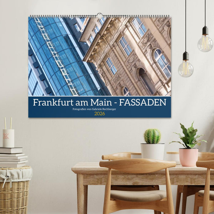 Frankfurt am Main - Fassaden (CALVENDO Wandkalender 2026)