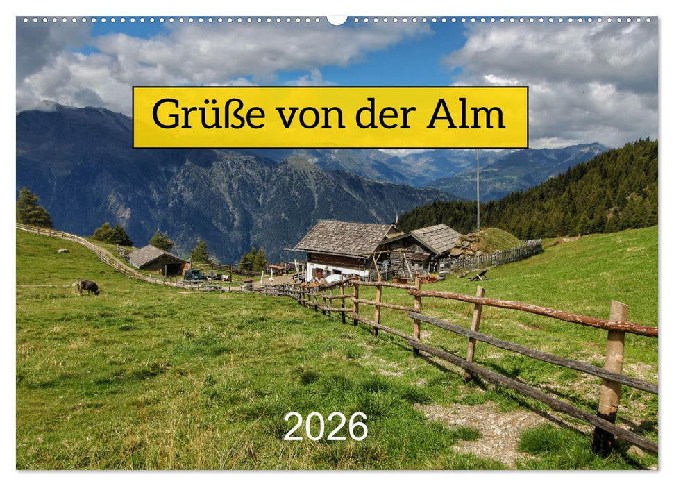 Grüße von der Alm (CALVENDO Wandkalender 2026)