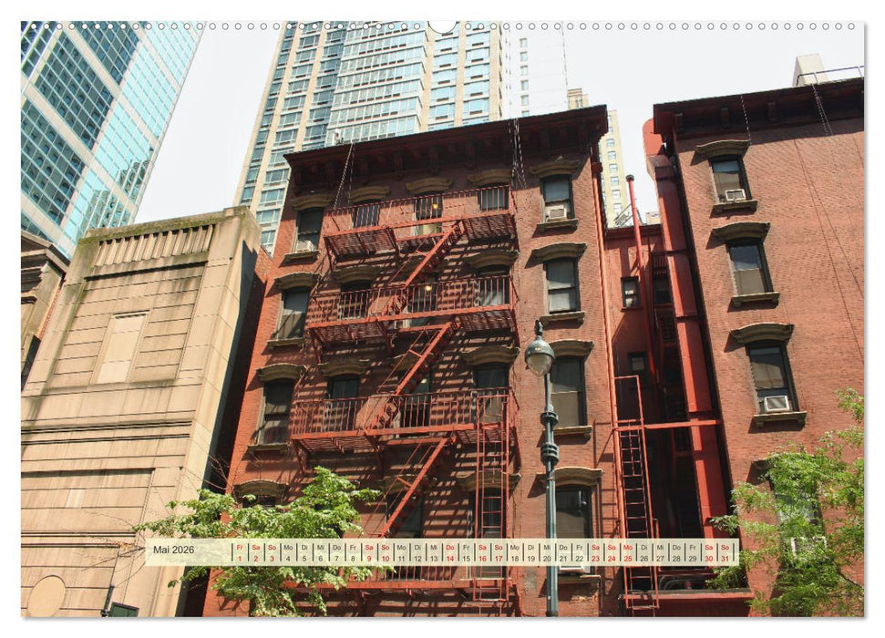 Streets of New York - Zu Fuß durch die Metropole der Superlative (CALVENDO Wandkalender 2026)
