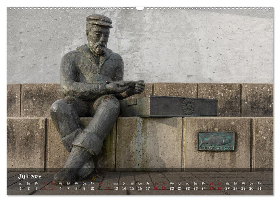 Maritimes Kappeln - Rund um den Hafen (CALVENDO Premium Wandkalender 2026)