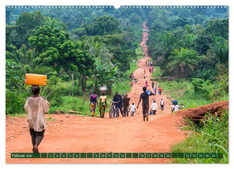 KONGO - das dunkle Herz Afrikas (CALVENDO Wandkalender 2026)