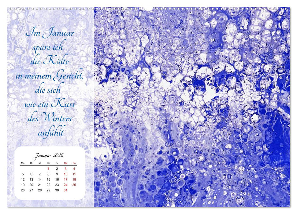 Dein Jahr gefüllt mit Achtsamkeit (CALVENDO Wandkalender 2026)