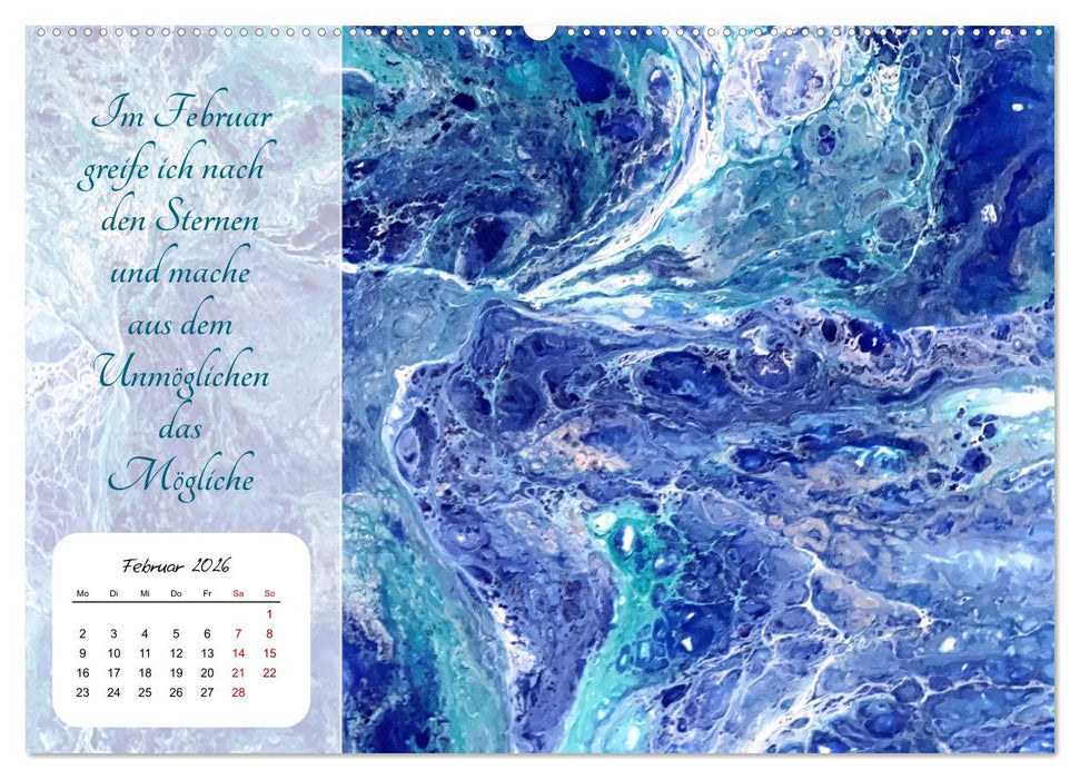 Dein Jahr gefüllt mit Achtsamkeit (CALVENDO Wandkalender 2026)