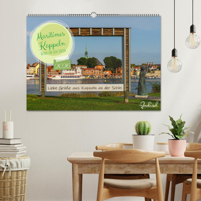 Maritimes Kappeln - Rund um den Hafen (CALVENDO Wandkalender 2026)