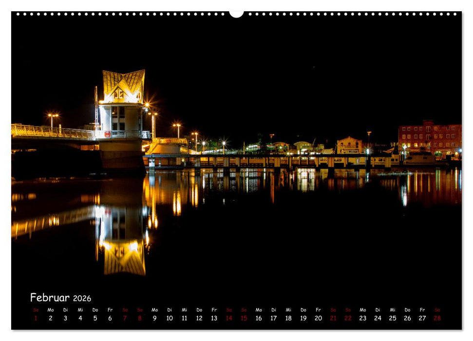 Maritimes Kappeln - Rund um den Hafen (CALVENDO Wandkalender 2026)