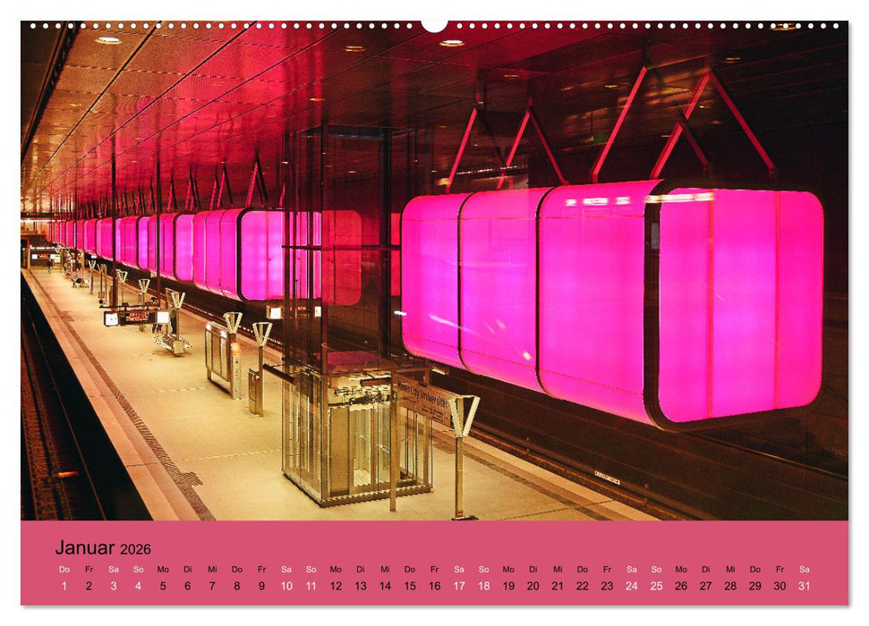 Bunt im Untergrund (CALVENDO Wandkalender 2026)