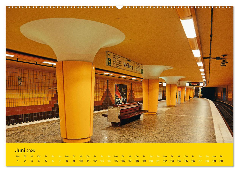 Bunt im Untergrund (CALVENDO Wandkalender 2026)