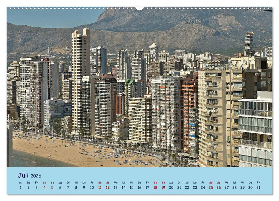 Benidorm (CALVENDO Premium Wandkalender 2026)