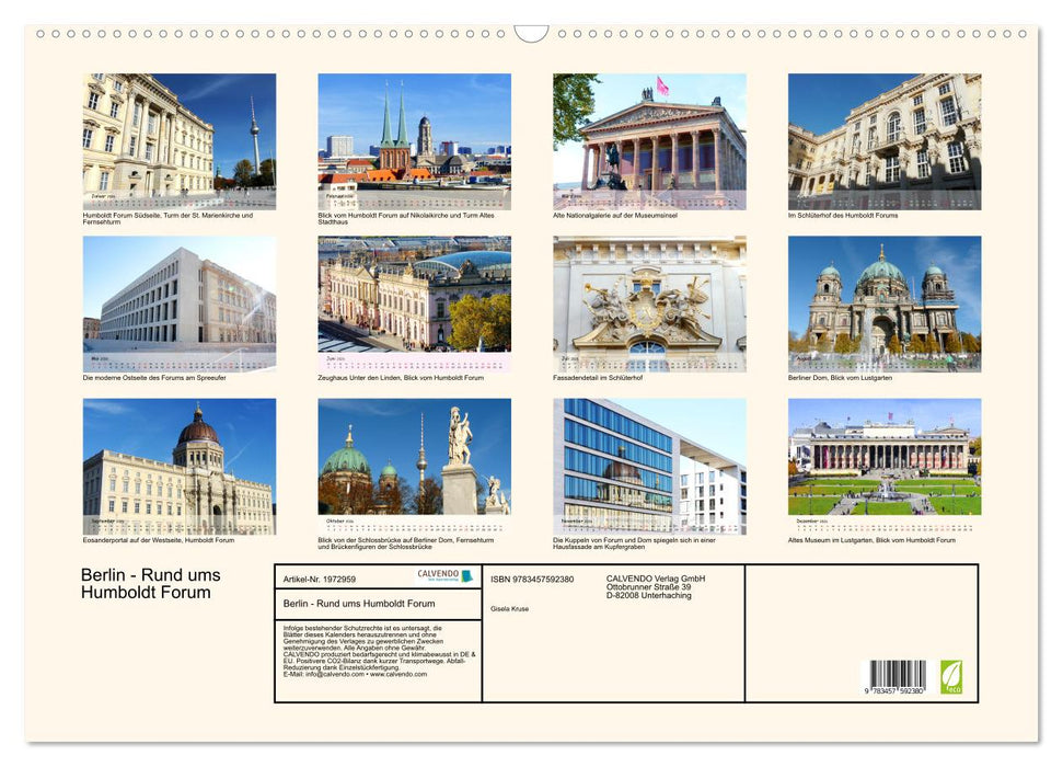 Berlin - Rund ums Humboldt Forum (CALVENDO Wandkalender 2026)