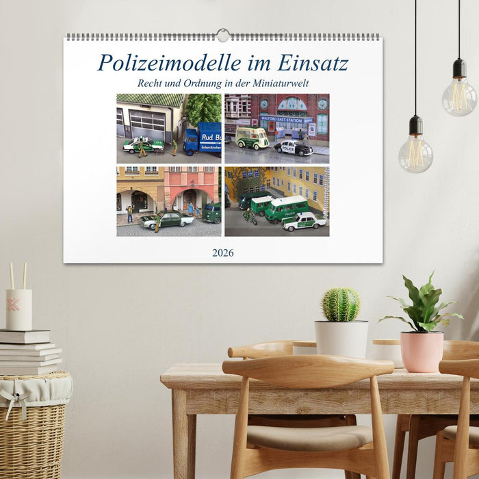 Polizeimodelle im Einsatz (CALVENDO Wandkalender 2026)