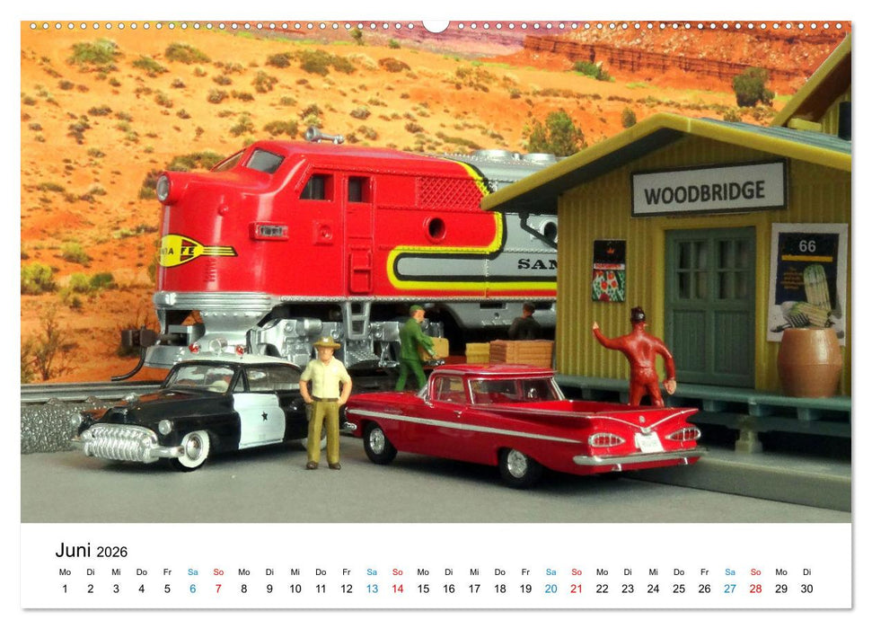 Polizeimodelle im Einsatz (CALVENDO Wandkalender 2026)