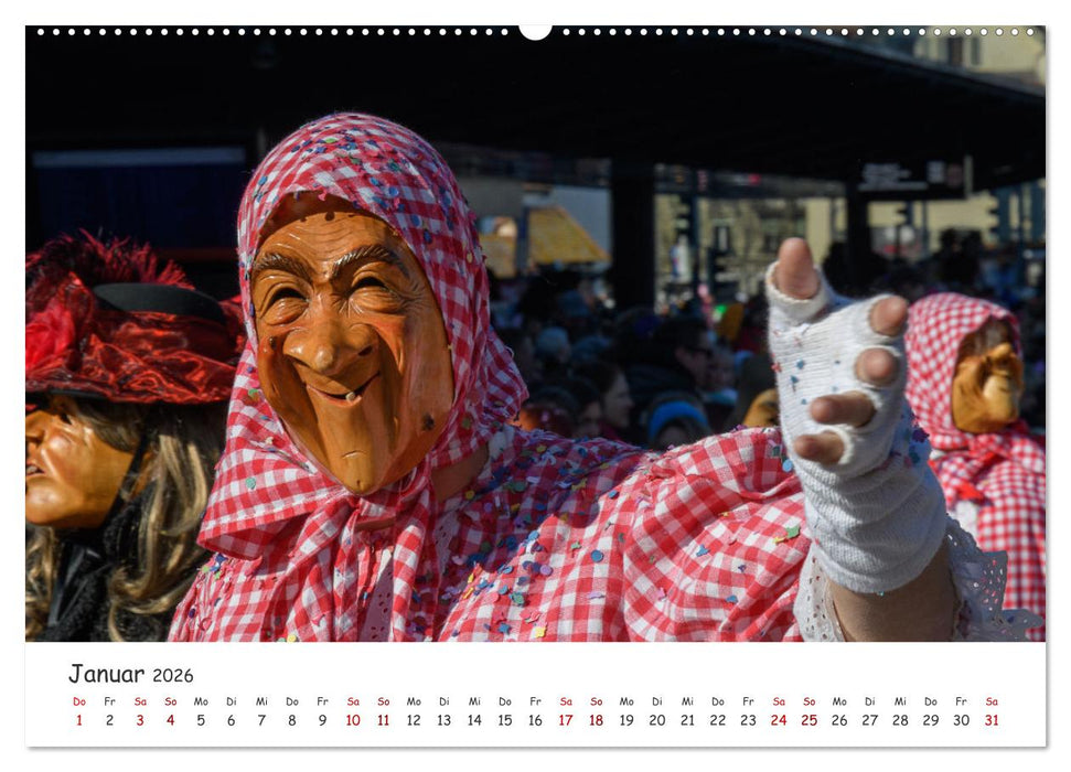 Lozärner Fasnacht (CALVENDO Premium Wandkalender 2026)