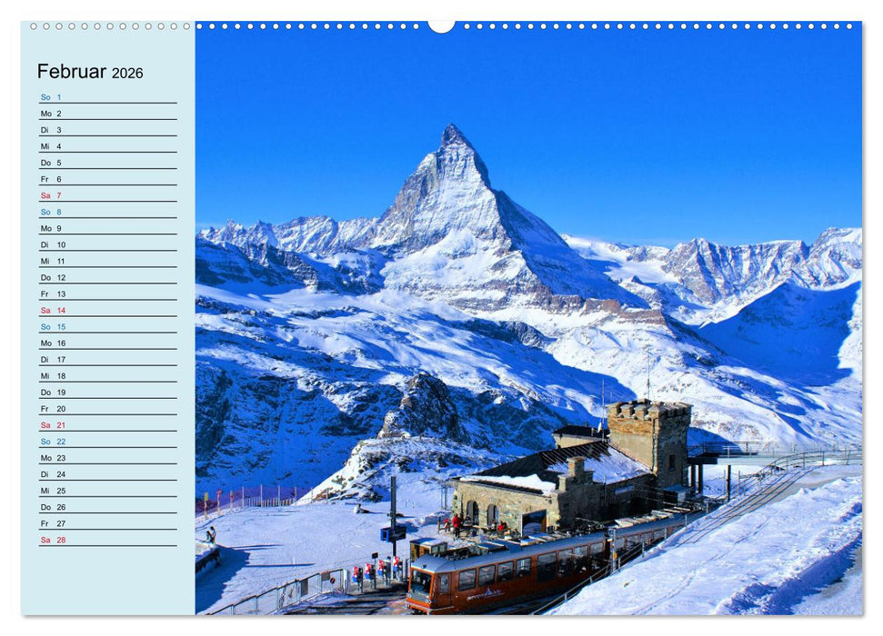 Faszination Horu Fotoimpressionen vom Matterhorn (CALVENDO Premium Wandkalender 2026)