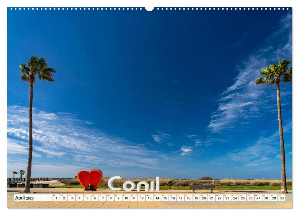Andalusien - Conil de la Frontera (CALVENDO Wandkalender 2026)