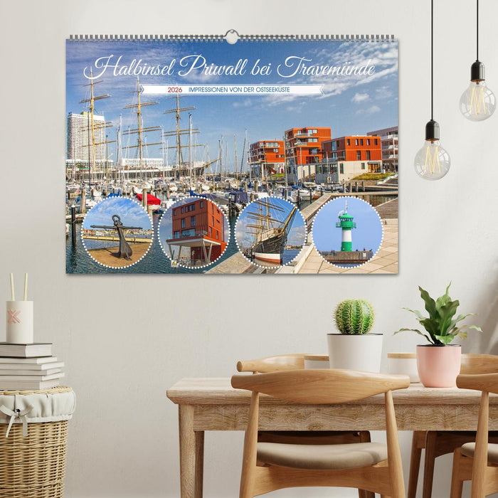 Halbinsel Priwall bei Travemünde – Impressionen von der Ostseeküste (CALVENDO Wandkalender 2026)