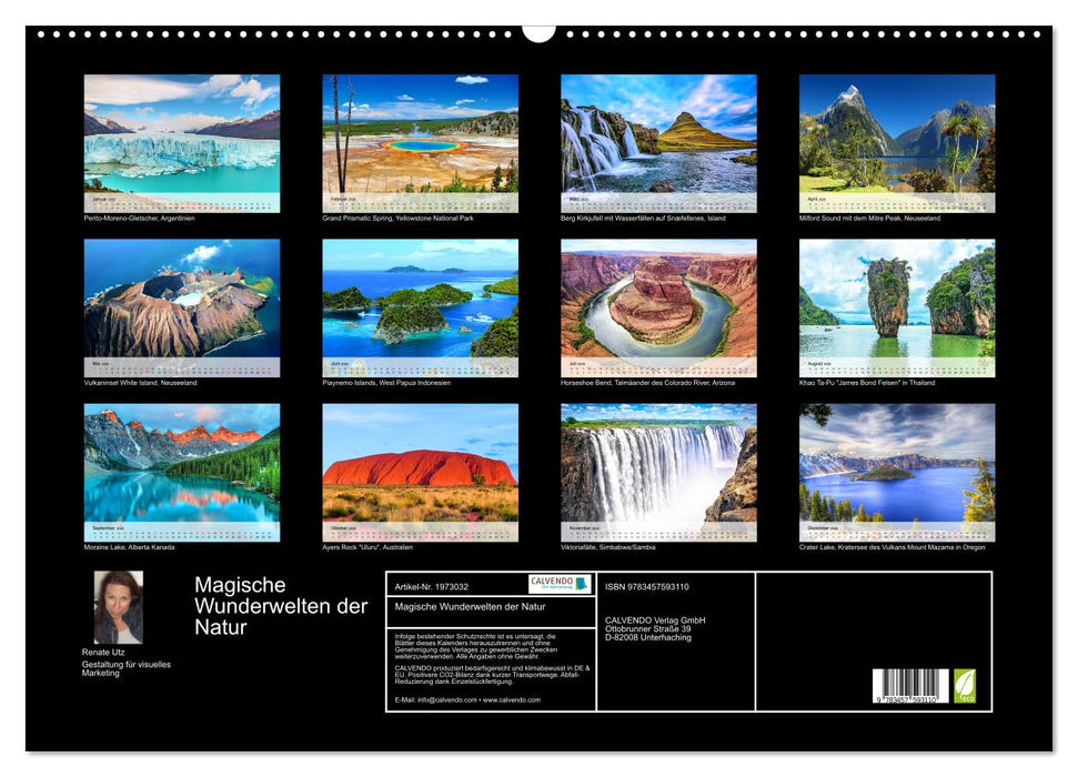 Magische Wunderwelten der Natur (CALVENDO Wandkalender 2026)