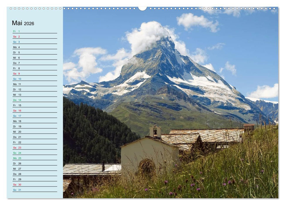 Faszination Horu Fotoimpressionen vom Matterhorn (CALVENDO Wandkalender 2026)