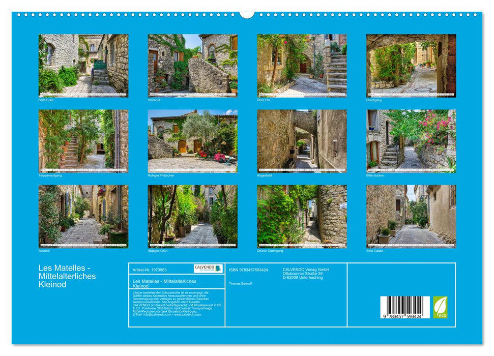 Les Matelles - Mittelalterliches Kleinod (CALVENDO Premium Wandkalender 2026)