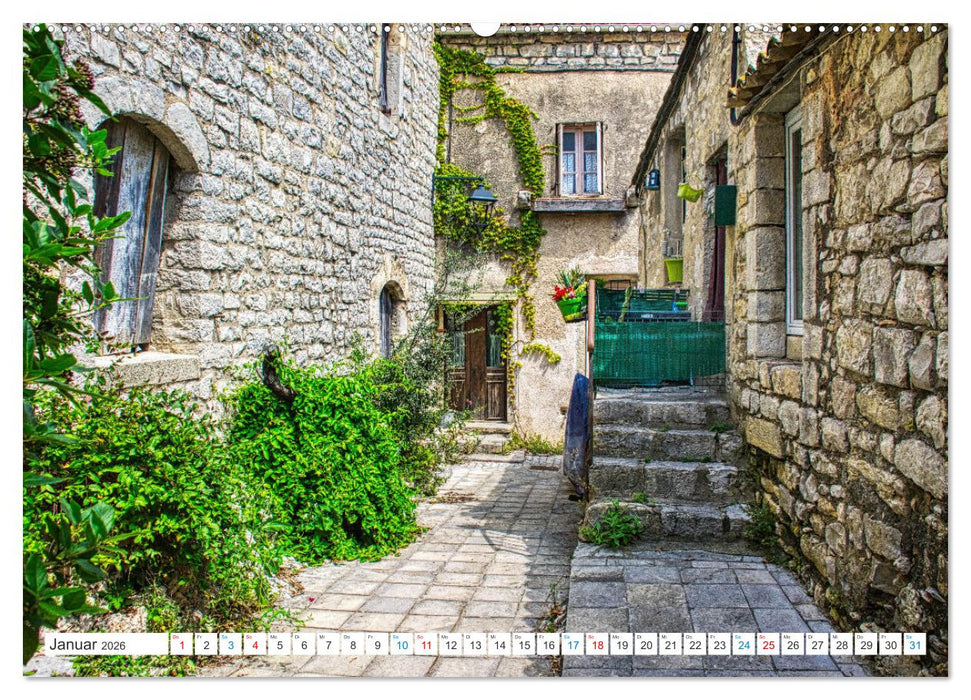 Les Matelles - Mittelalterliches Kleinod (CALVENDO Premium Wandkalender 2026)