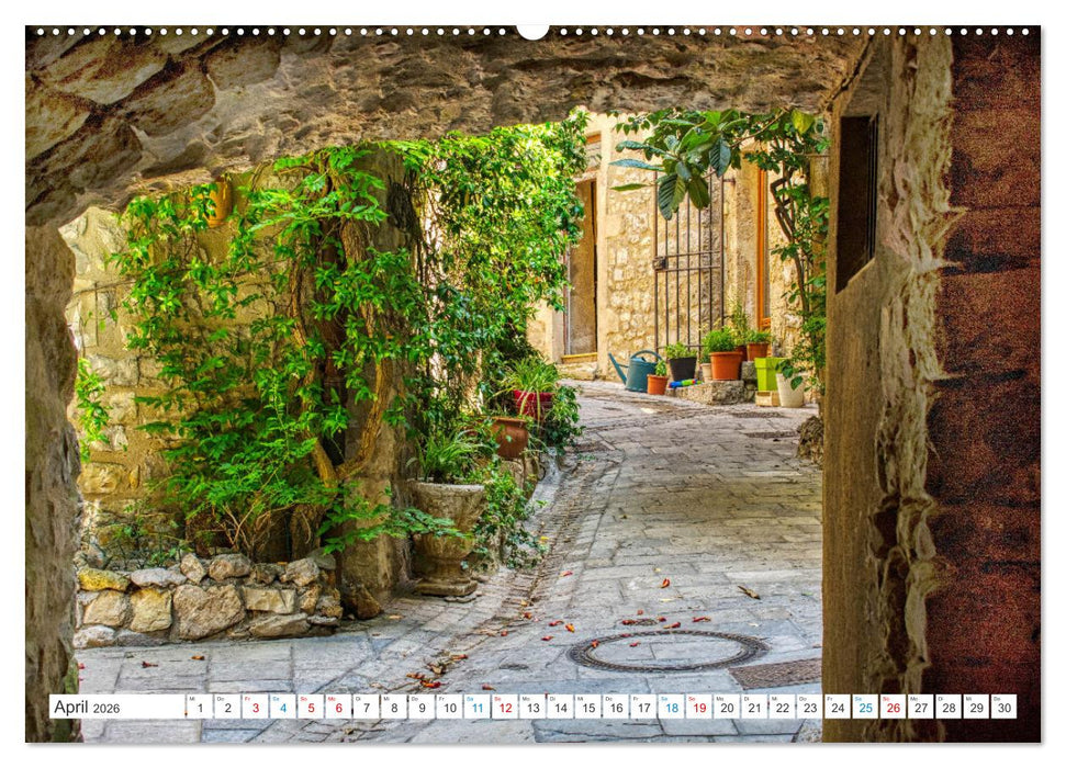 Les Matelles - Mittelalterliches Kleinod (CALVENDO Premium Wandkalender 2026)