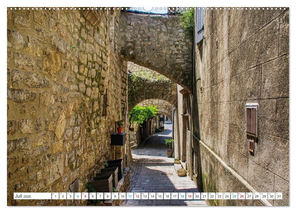 Les Matelles - Mittelalterliches Kleinod (CALVENDO Premium Wandkalender 2026)