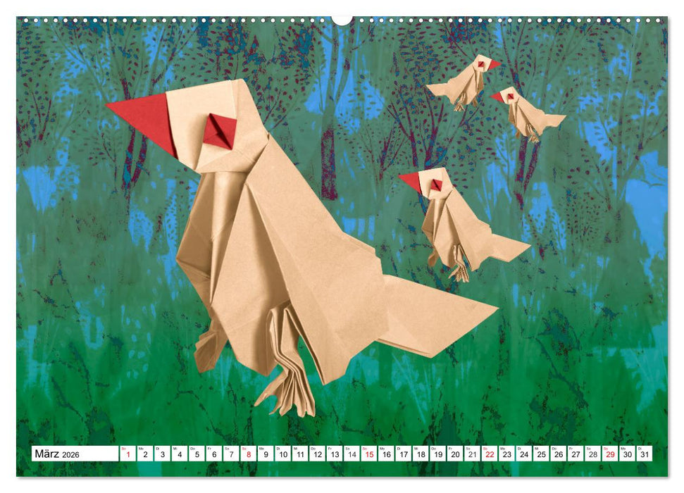 ORIGAMI - Kreativität ohne Grenzen (CALVENDO Wandkalender 2026)